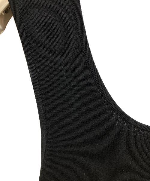 anuke（アンヌーク）anuke (アンヌーク) Curler Knit Combinaison ブラック サイズ:Sの古着・服飾アイテム