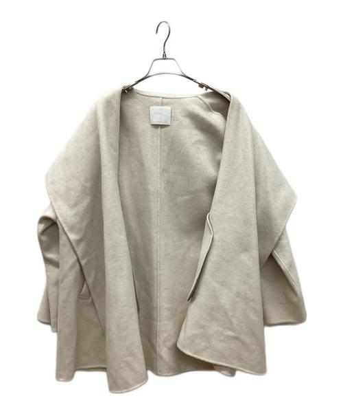 GALLARDA GALANTE（ガリャルダガランテ）GALLARDA GALANTE (ガリャルダガランテ) リバーショールコート アイボリー サイズ:FREEの古着・服飾アイテム