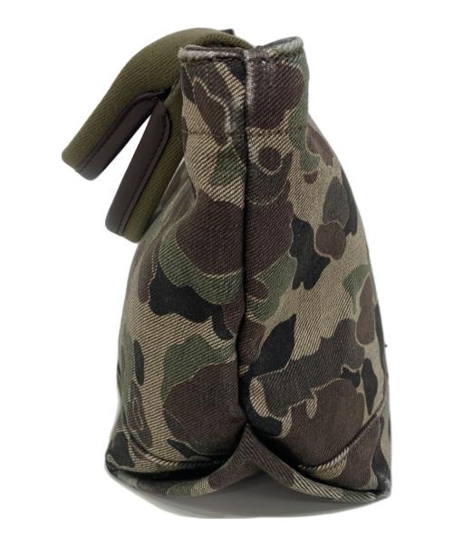 PEARLY GATES（パーリーゲイツ）PEARLY GATES (パーリーゲイツ) ミニトートバッグ カーキの古着・服飾アイテム