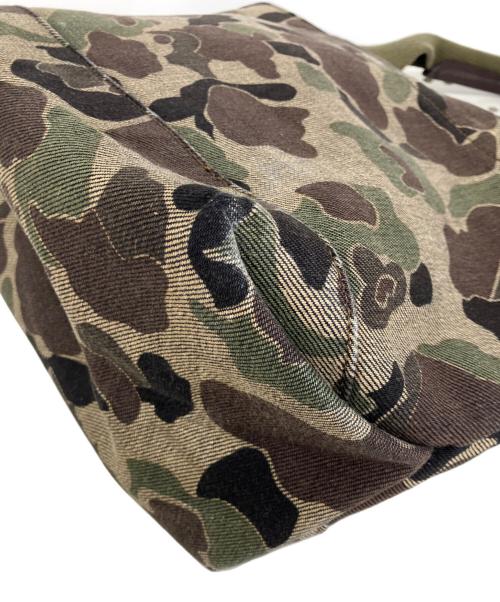 PEARLY GATES（パーリーゲイツ）PEARLY GATES (パーリーゲイツ) ミニトートバッグ カーキの古着・服飾アイテム