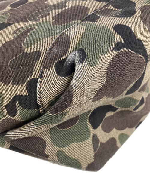 PEARLY GATES（パーリーゲイツ）PEARLY GATES (パーリーゲイツ) ミニトートバッグ カーキの古着・服飾アイテム