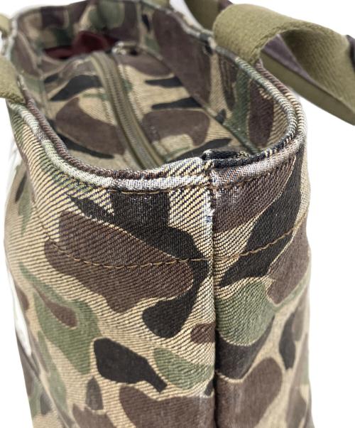 PEARLY GATES（パーリーゲイツ）PEARLY GATES (パーリーゲイツ) ミニトートバッグ カーキの古着・服飾アイテム