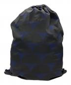 PORTER×MARNIポーター×マルニ）の古着「ドットナップサック　ナイロンリュック」｜ブラック×ネイビー