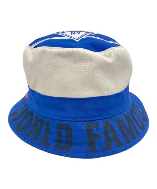 SUPREME（シュプリーム）SUPREME (シュプリーム) 14AW/WORLD FAMOUS CRUSHER　ワールドフェイマスクラッシャー　バケットハット ブルーの古着・服飾アイテム