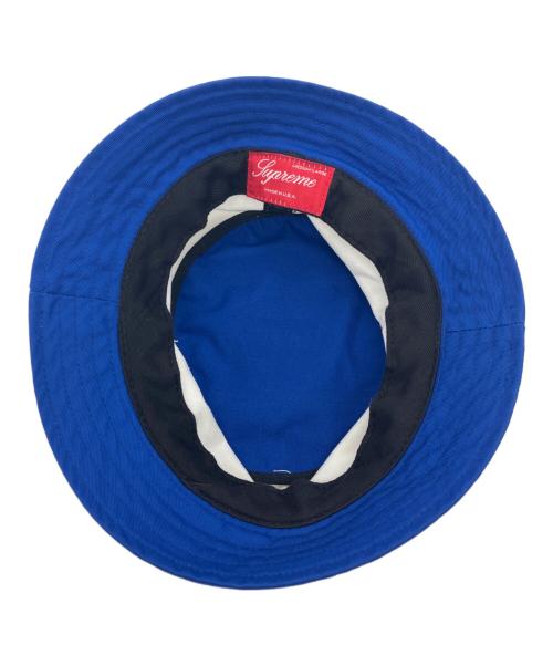 SUPREME（シュプリーム）SUPREME (シュプリーム) 14AW/WORLD FAMOUS CRUSHER　ワールドフェイマスクラッシャー　バケットハット ブルーの古着・服飾アイテム
