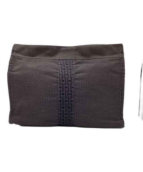 HERMES（エルメス）HERMES (エルメス) エールライン・ポーチMM グレーの古着・服飾アイテム