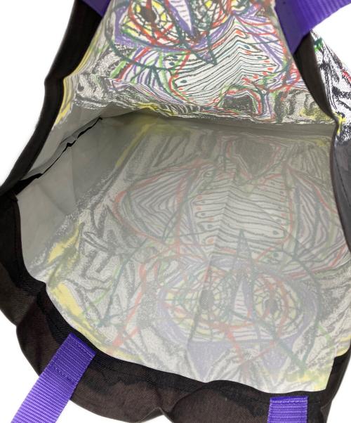 me ISSEY MIYAKE（ミーイッセイ ミヤケ）me ISSEY MIYAKE (ミーイッセイ ミヤケ) イラストデザイントートバッグ ブラックの古着・服飾アイテム