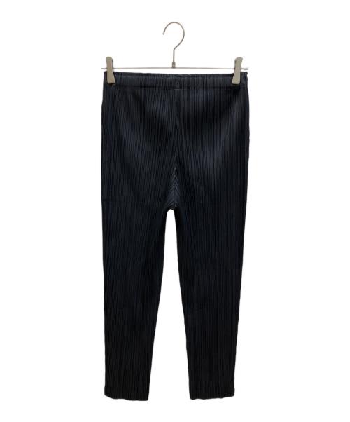 PLEATS PLEASE（プリーツプリーズ）PLEATS PLEASE (プリーツプリーズ) プリーツパンツ ブラック サイズ:2の古着・服飾アイテム