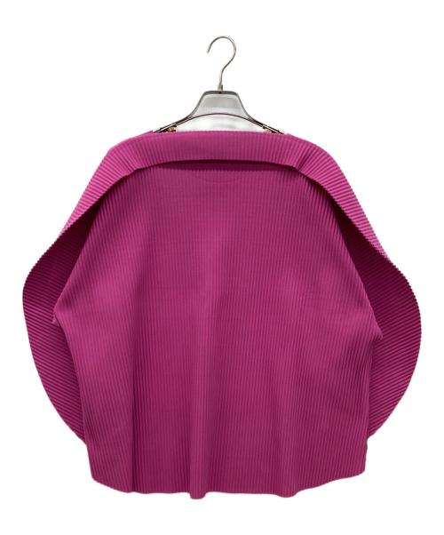 ISSEY MIYAKE me（イッセイ ミヤケ ミー）ISSEY MIYAKE me (イッセイ ミヤケ ミー) プリーツブラウス ピンク サイズ:FREEの古着・服飾アイテム