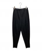 PLEATS PLEASEプリーツプリーズ）の古着「プリーツパンツ」｜ブラック