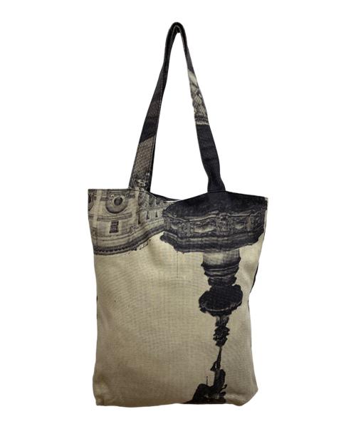 Vivienne Westwood（ヴィヴィアンウエストウッド）Vivienne Westwood (ヴィヴィアンウエストウッド) プリントトートバッグ ブラックの古着・服飾アイテム