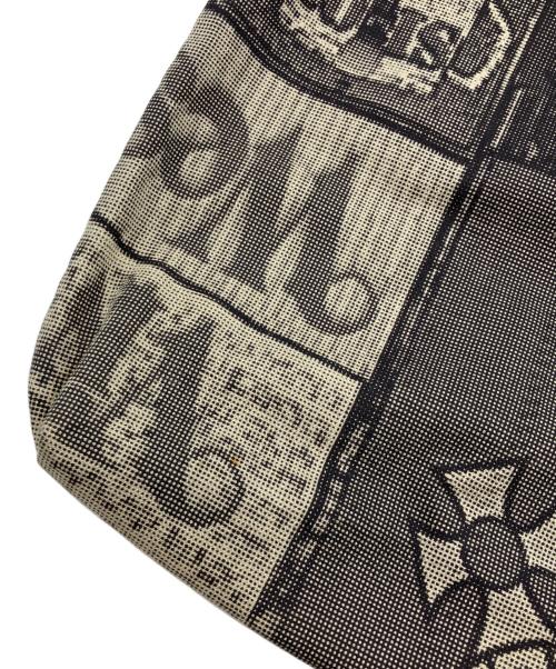 Vivienne Westwood（ヴィヴィアンウエストウッド）Vivienne Westwood (ヴィヴィアンウエストウッド) プリントトートバッグ ブラックの古着・服飾アイテム