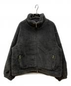 SLOBE IENAスローブ イエナ）の古着「ウールコンボアスタンドコクーンブルゾン」｜グレー