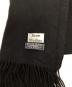 Acne studios (アクネ ストゥディオス) ウールマフラー ブラック：5000円