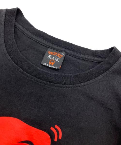 HEAD OLD SCHOOL（ヘッドオールドスクール）HEAD OLD SCHOOL (ヘッドオールドスクール) プリントTシャツ ブラック サイズ:XLの古着・服飾アイテム