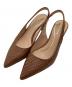 COLE HAAN（コールハーン）の古着「ヴァンダム スリング バック パンプス」｜ブラウン