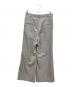 LOW CLASSIC (ロウクラシック) WIDE WOOL TROUSER グレー サイズ:Ｓ：11000円