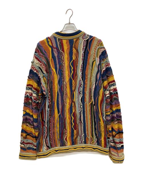 Coogi（クージー）Coogi (クージー) 3Dニット ブラウン サイズ:Lの古着・服飾アイテム