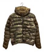 COLMARコルマー）の古着「スパンコールダウンジャケット」｜ブラウン