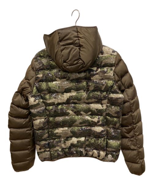 COLMAR（コルマー）COLMAR (コルマー) スパンコールダウンジャケット ブラウン サイズ:44の古着・服飾アイテム