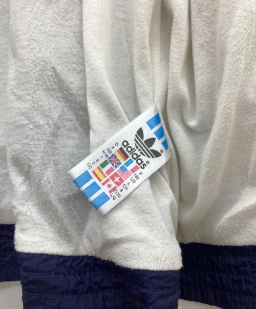 adidas（アディダス）adidas (アディダス) ヴィンテージナイロンジャケット ブルー サイズ:Ｌの古着・服飾アイテム