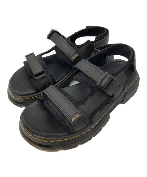 Dr.Martens（ドクターマーチン）Dr.Martens (ドクターマーチン) FORSTER マルチストラップ サンダル ブラック サイズ:25cmの古着・服飾アイテム