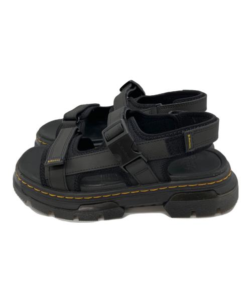 Dr.Martens（ドクターマーチン）Dr.Martens (ドクターマーチン) FORSTER マルチストラップ サンダル ブラック サイズ:25cmの古着・服飾アイテム