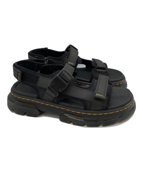 Dr.Martens（ドクターマーチン）Dr.Martens (ドクターマーチン) FORSTER マルチストラップ サンダル ブラック サイズ:25cmの古着・服飾アイテム