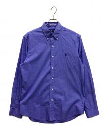 RALPH LAUREN（ラルフローレン）の古着「ボタンダウンシャツ」｜ブルー