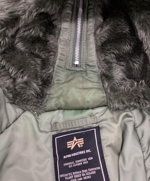 ALPHA（アルファ）ALPHA (アルファ) N-2Bジャケット グリーン サイズ:Mの古着・服飾アイテム