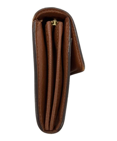 LOUIS VUITTON（ルイ ヴィトン）LOUIS VUITTON (ルイ ヴィトン) ポシェット・ポルトモネ クレディ 長財布 ブラウンの古着・服飾アイテム