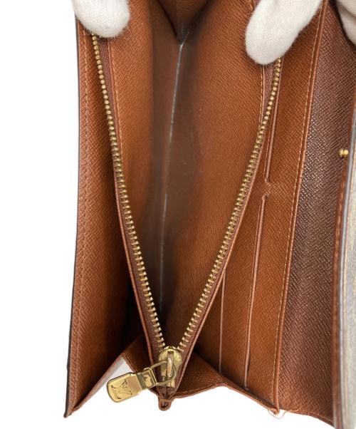 LOUIS VUITTON（ルイ ヴィトン）LOUIS VUITTON (ルイ ヴィトン) ポシェット・ポルトモネ クレディ 長財布 ブラウンの古着・服飾アイテム