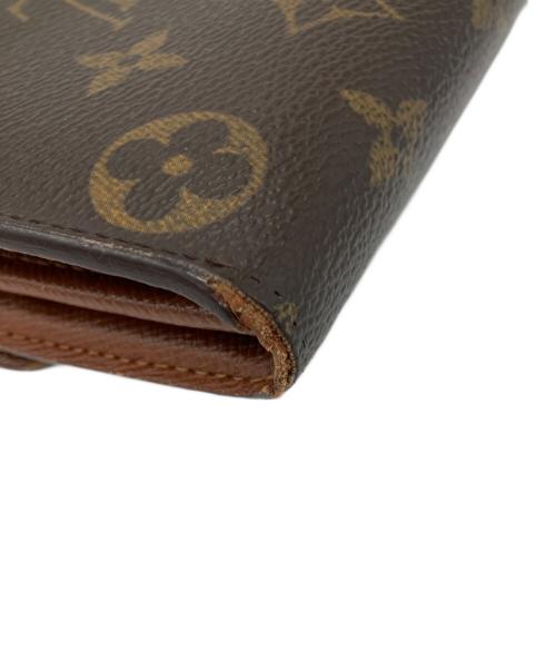 LOUIS VUITTON（ルイ ヴィトン）LOUIS VUITTON (ルイ ヴィトン) ポシェット・ポルトモネ クレディ 長財布 ブラウンの古着・服飾アイテム