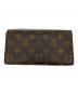 LOUIS VUITTON (ルイ ヴィトン) ポシェット・ポルトモネ クレディ 長財布 ブラウン：10000円