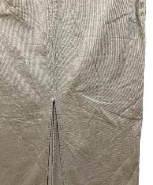 Spick and Span（スピック＆スパン）Spick and Span (スピック＆スパン) スリットIラインスカート ベージュ サイズ:Lの古着・服飾アイテム