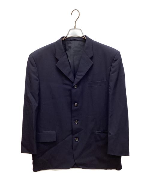 COMME des GARCONS HOMME（コムデギャルソン オム）COMME des GARCONS HOMME (コムデギャルソン オム) 田中オム ウールギャバジン4Bジャケット ネイビー サイズ:Ｓの古着・服飾アイテム