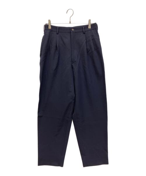 COMME des GARCONS HOMME（コムデギャルソン オム）COMME des GARCONS HOMME (コムデギャルソン オム) 田中オム ウールギャバジン2タックスラックス ネイビー サイズ:Sの古着・服飾アイテム