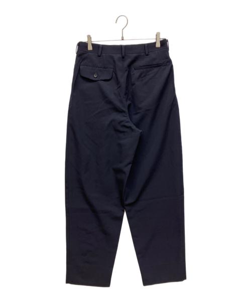 COMME des GARCONS HOMME（コムデギャルソン オム）COMME des GARCONS HOMME (コムデギャルソン オム) 田中オム ウールギャバジン2タックスラックス ネイビー サイズ:Sの古着・服飾アイテム