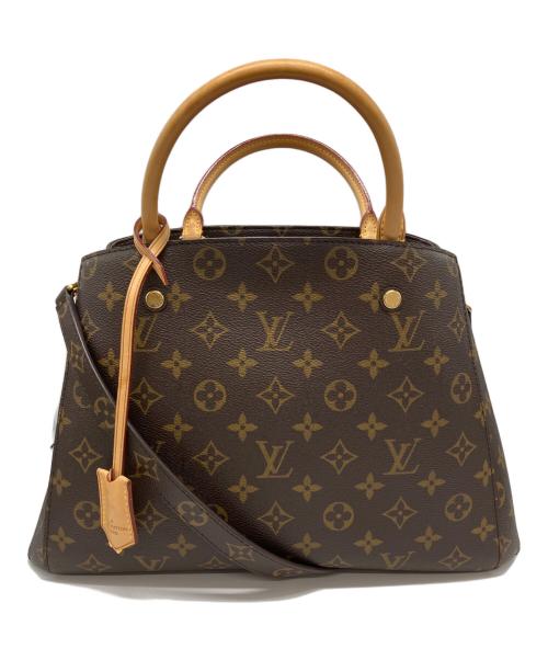 LOUIS VUITTON（ルイ ヴィトン）LOUIS VUITTON (ルイ ヴィトン) モンテーニュMM2WAYバッグ ブラウン サイズ:下記参照の古着・服飾アイテム