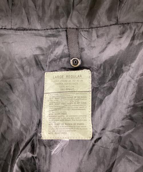 TRU-SPEC（トゥルースペック）TRU-SPEC (トゥルースペック) H20 ECWCSマウンテンパーカー ブラック サイズ:L-Rの古着・服飾アイテム