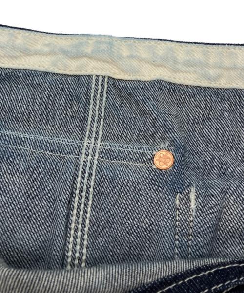 MOMOTARO JEANS（桃太郎ジーンズ）MOMOTARO JEANS (桃太郎ジーンズ) デニムオーバーオール　サロペット インディゴ サイズ:Lの古着・服飾アイテム