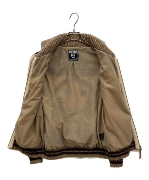 Hysteric Glamour（ヒステリックグラマー）Hysteric Glamour (ヒステリックグラマー) スマイルカウチンニット ベージュ サイズ:Ｓの古着・服飾アイテム