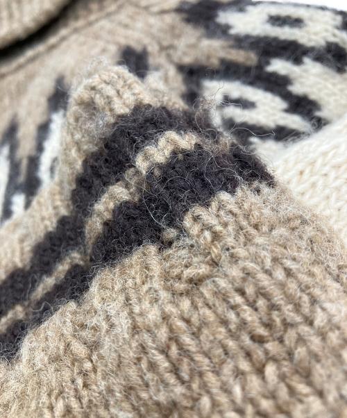 Hysteric Glamour（ヒステリックグラマー）Hysteric Glamour (ヒステリックグラマー) スマイルカウチンニット ベージュ サイズ:Ｓの古着・服飾アイテム
