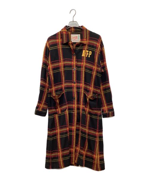 Hysteric Glamour（ヒステリックグラマー）Hysteric Glamour (ヒステリックグラマー) チェックネルシャツワンピース レッド サイズ:FREEの古着・服飾アイテム