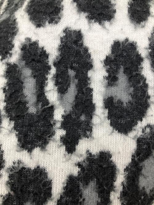 Hysteric Glamour（ヒステリックグラマー）Hysteric Glamour (ヒステリックグラマー) レオパードボアブルゾン ホワイト×ブラック サイズ:Lの古着・服飾アイテム