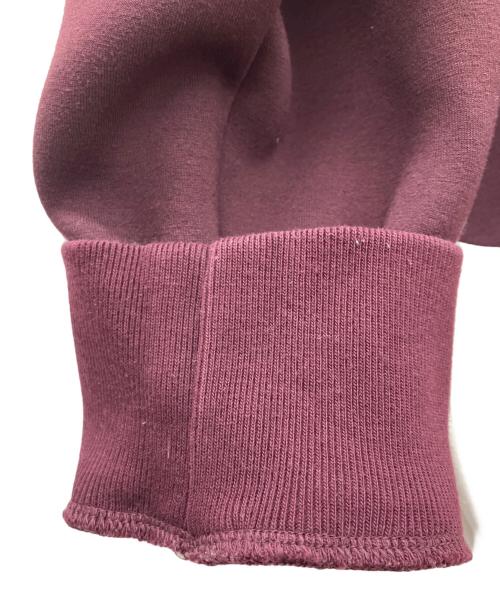 CRONOS（クロノス）CRONOS (クロノス) Diagonal paneling hoodie　ダイアグラムパネリングフーディ　　パーカー バーガンディー サイズ:Mの古着・服飾アイテム