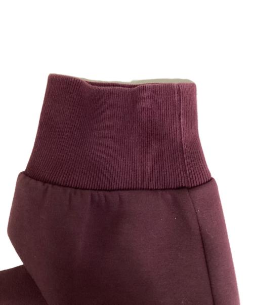 CRONOS（クロノス）CRONOS (クロノス) Diagonal paneling hoodie　ダイアグラムパネリングフーディ　　パーカー バーガンディー サイズ:Mの古着・服飾アイテム