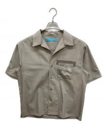MUZE（ミューズ）の古着「MULTI SHARK SHORT SLEEVE SHIRT」｜グレー