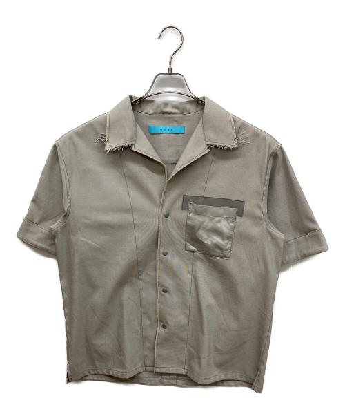 MUZE（ミューズ）MUZE (ミューズ) MULTI SHARK SHORT SLEEVE SHIRT グレー サイズ:1の古着・服飾アイテム