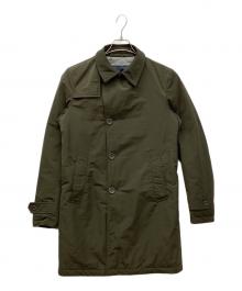 HERNO（ヘルノ）の古着「SUB-ZERO シングルトレンチ ダウンコート」｜カーキ